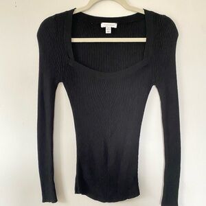 Topshop square neck sweater